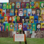 photo fresque portraits chantants