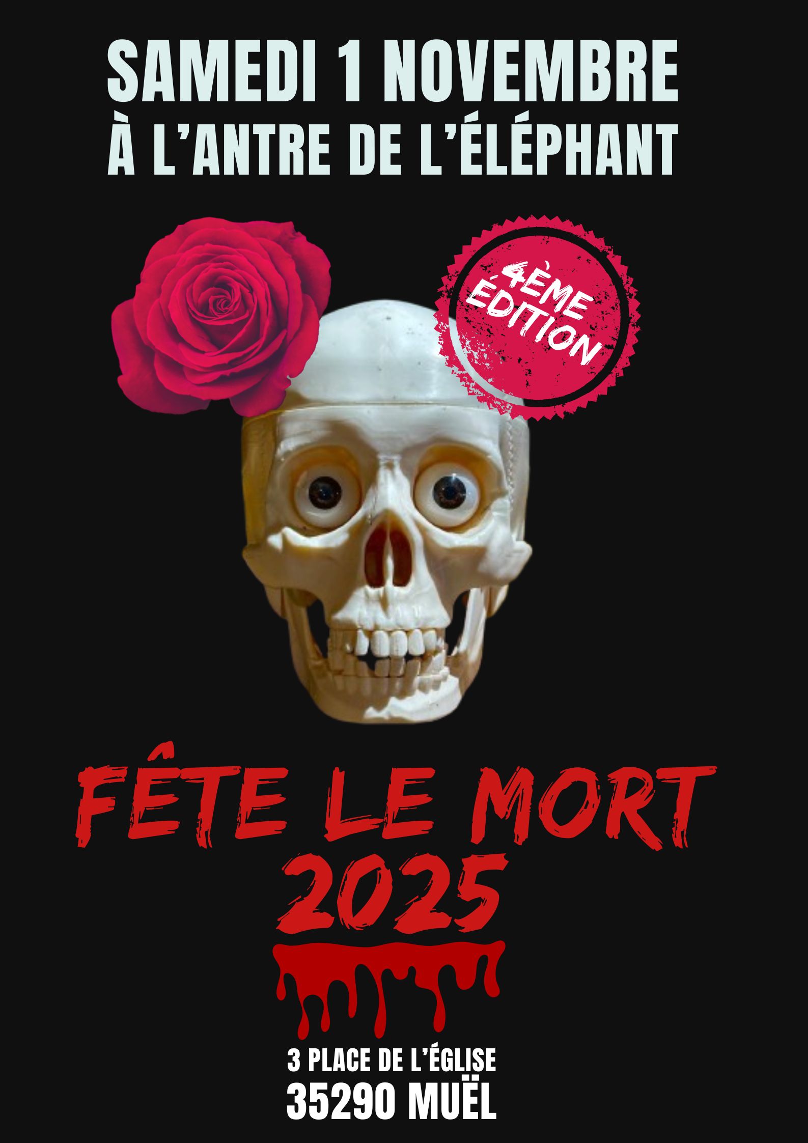 affiche fete le mort