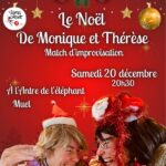 visuel de la troupe de théâtre d'impro. les Sorties d'Route