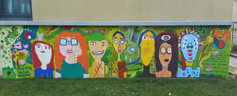 fresque peinture réalisée en Mai 2026